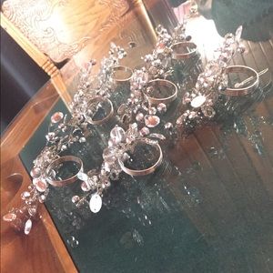 Table Napkin rings set of 7
